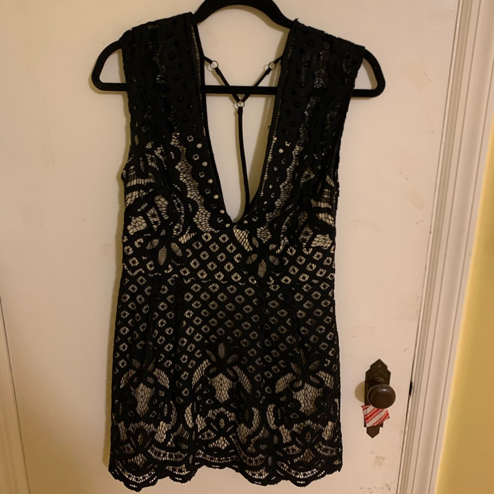 Beautiful black short dress worn once!